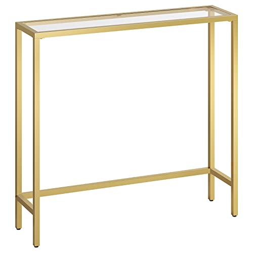 Modern Gold Console Table for Entryway and Living Room