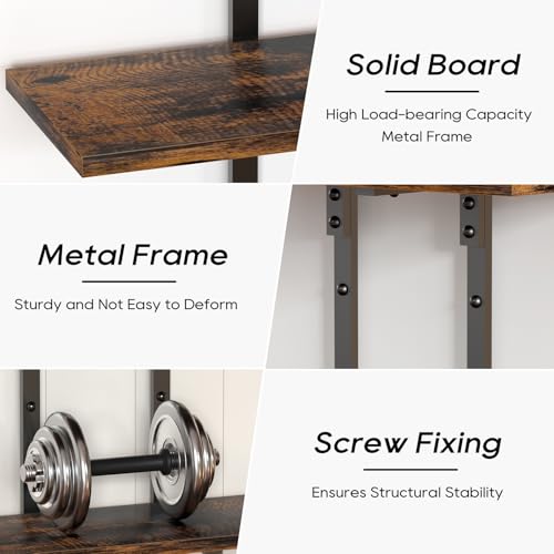 Floating Shelves for Kitchen, Bathroom, Living Room, and Bedroom