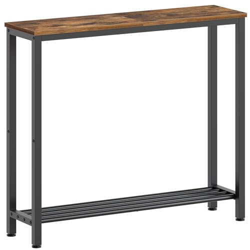 Slim Industrial Console Table for Modern Living Rooms and Foyers