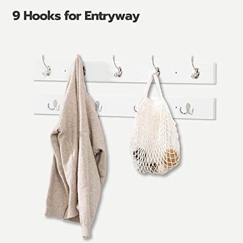 Cushioned Shoe Storage Bench with Coat Rack for Bedroom/Hallway