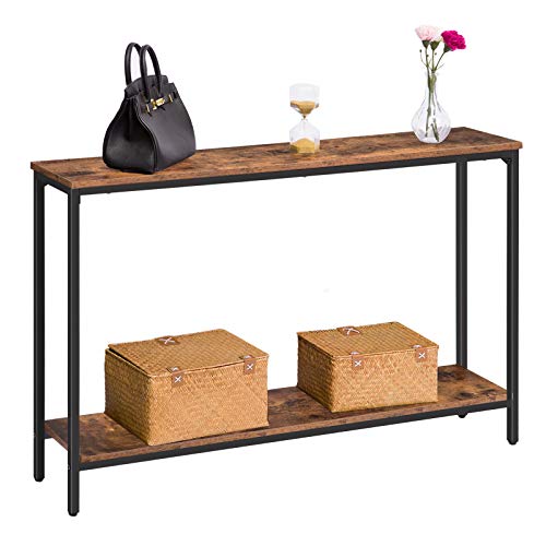 Industrial Narrow Console Table for Living Room and Office