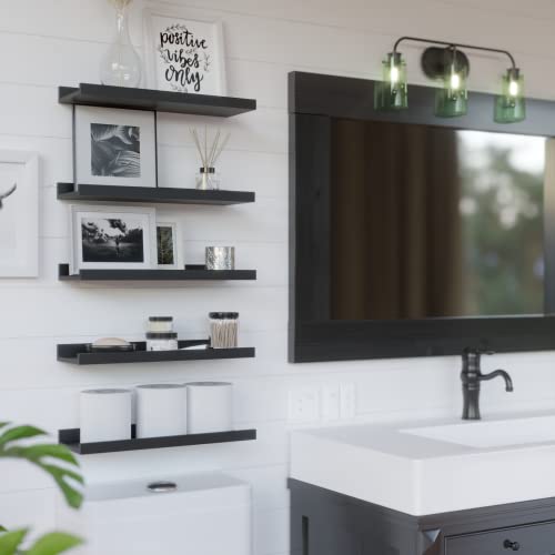 Modern Black Wall Shelves for Home Decor