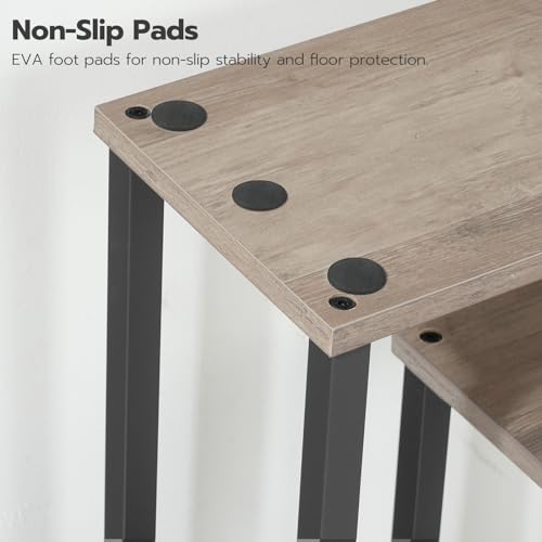 Compact Charging End Table with USB Ports for Small Spaces