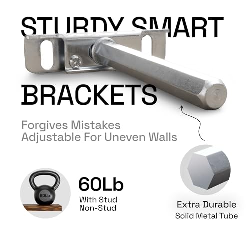 Elegant Wood Floating Shelves for Bathroom and Kitchen - Set of 2