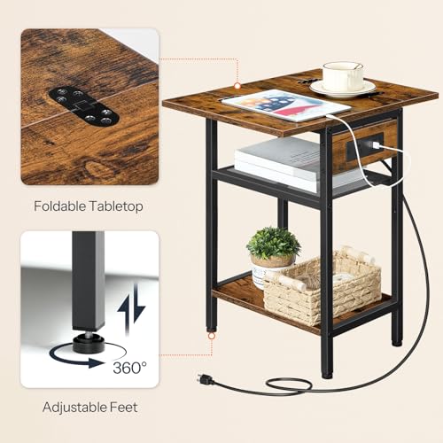 Nexora Streamworks End Table with Charging Station