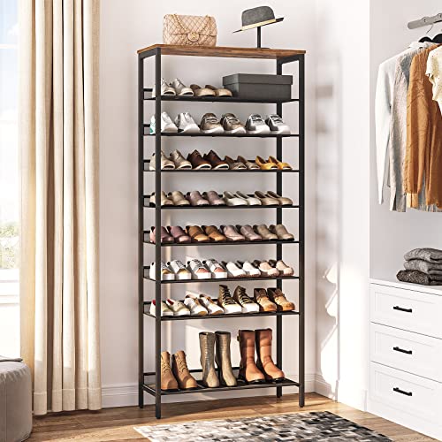10-Tier Shoe Rack Organizer for 27-36 Pairs of Shoes