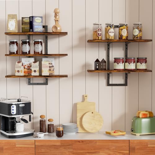 Floating Shelves for Kitchen, Bathroom, Living Room, Bedroom